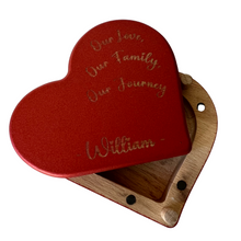 Load image into Gallery viewer, Heart Keepsake Hidden Compartment Upgrade