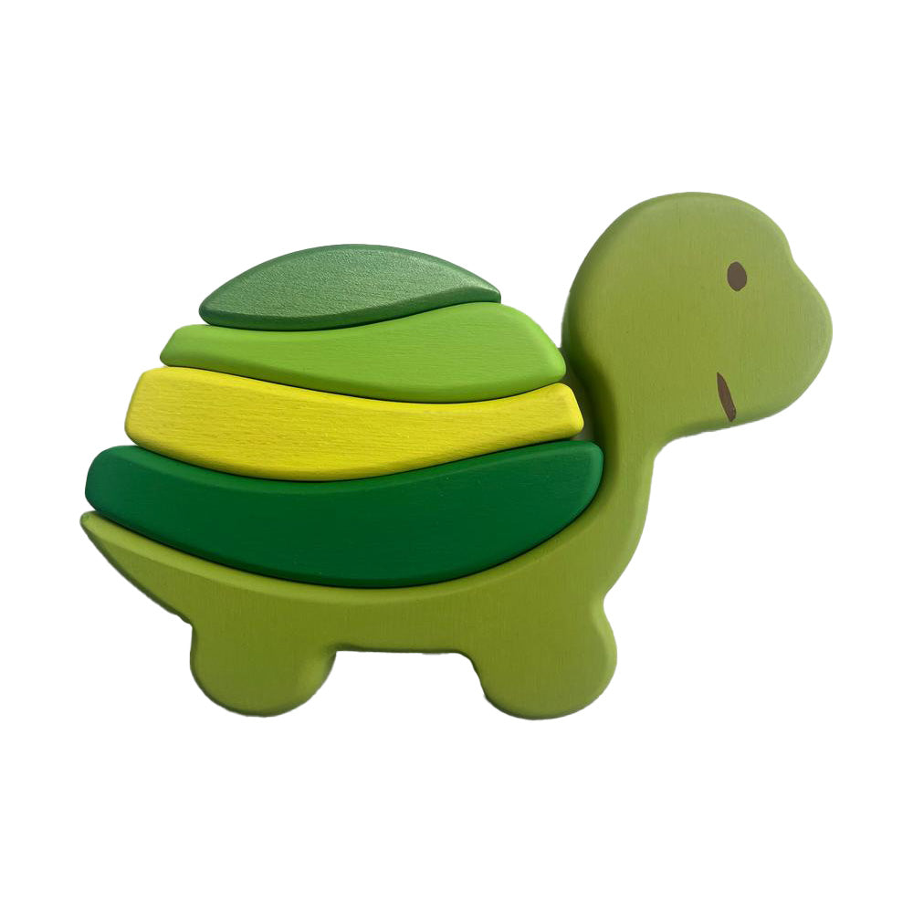 AVWoodSy Waldorf 5-Piece Tranquil Turtle Stacker for oceanic adventures